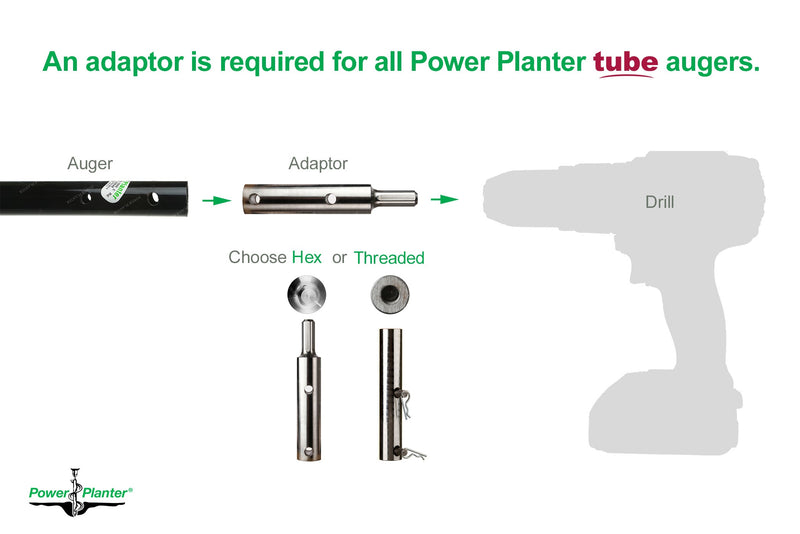 8 Inch Auger with Heavy-Duty Tip (8" x 28")