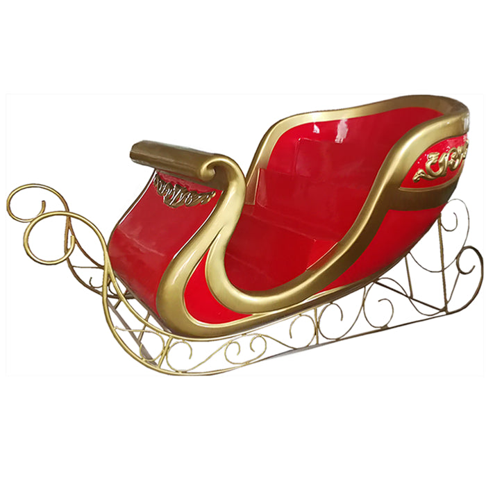 Giant Fiberglass 3D Santa Sleigh