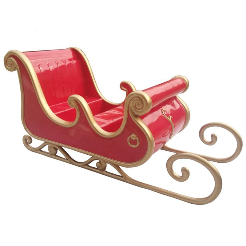 Giant Fiberglass 3D Sleigh