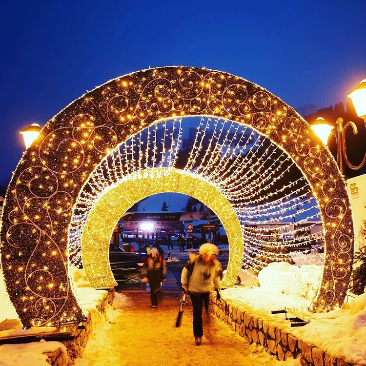 Giant Pre-Lit LED Walk-Through Tunnel