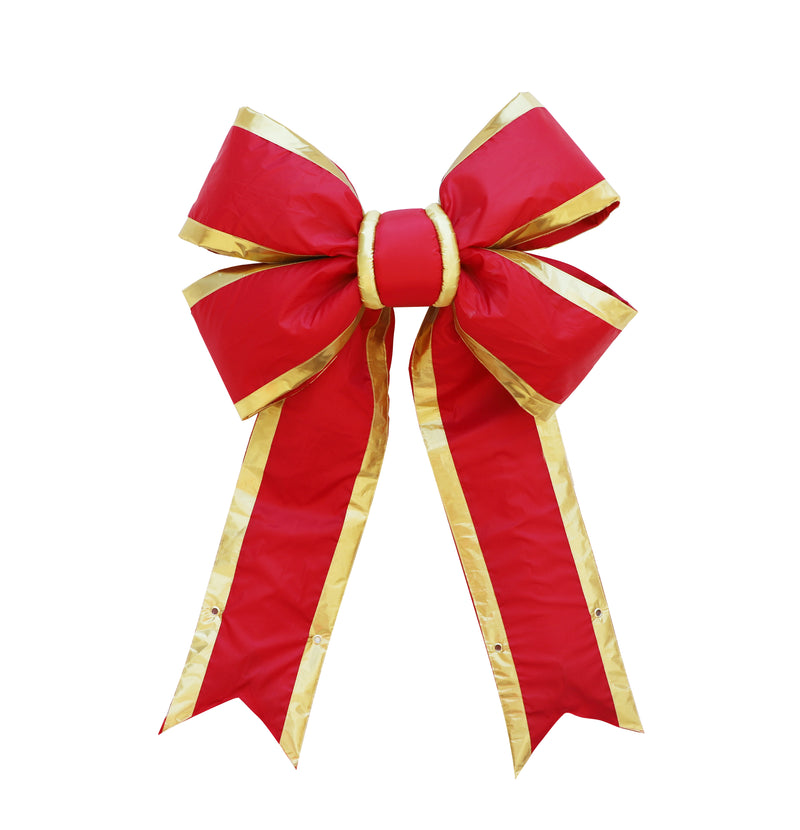 30" Red & Gold Premium Nylon Bow