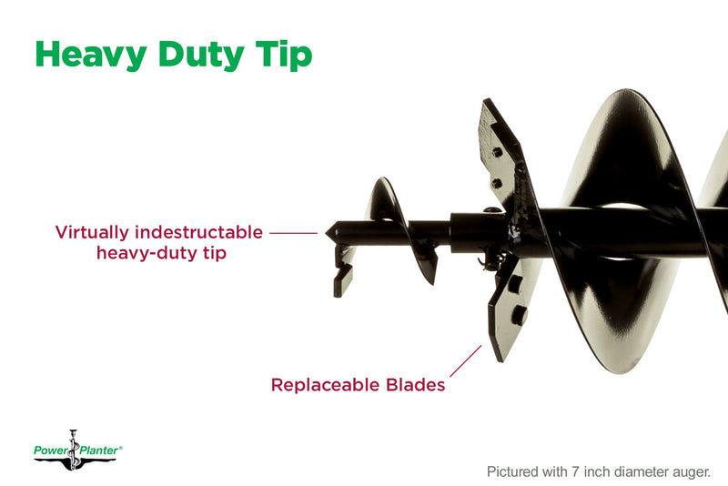 Extra Large Earth Auger with Heavy-Duty Tip (9" x 28")