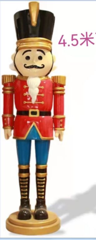 Giant Fiberglass Traditional Christmas Soldier