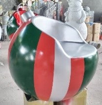 Giant Fiberglass Christmas Ornament Seat