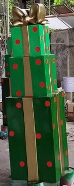 Giant Fiberglass 3 Gift Box Stack