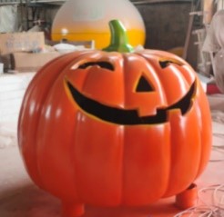 Giant Fiberglass Pumpkin