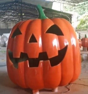 Giant Fiberglass Jack o Lantern Pumpkin