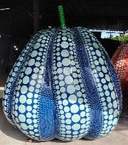 Giant Fiberglass Wide Bottom Pumpkin