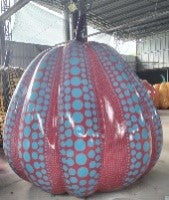 Giant Fiberglass Wide Bottom Pumpkin