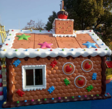 Giant Fiberglass Gingerbread House