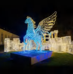 Giant Pre-Lit LED Pegasus