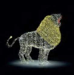 Giant Pre-Lit LED Lion