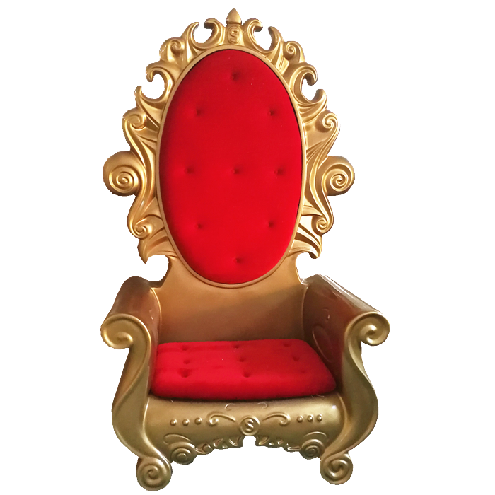 Giant Fiberglass Royal Throne