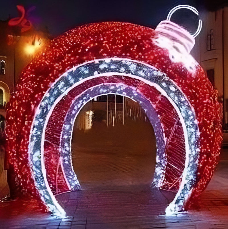 Giant Pre-Lit LED Walk-Through Ornament