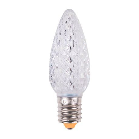 picture of a C9 Faceted holiday lights bulb