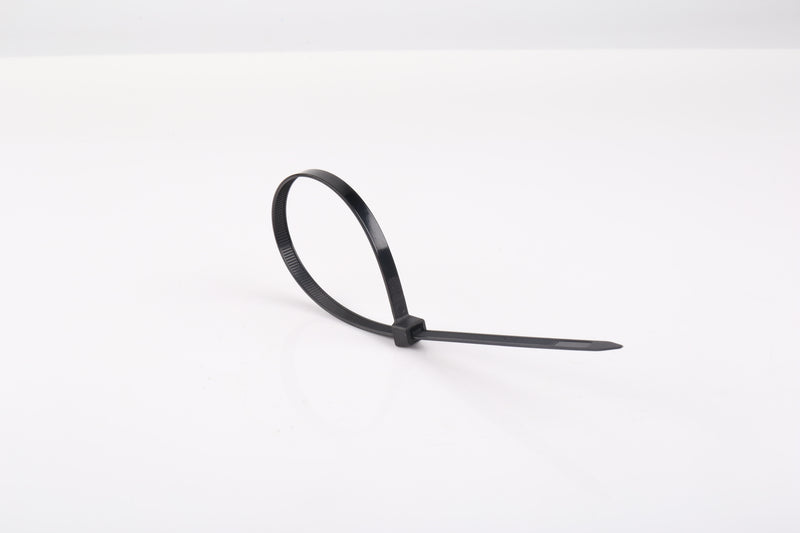 8" Black Zip Ties - Pack of 100