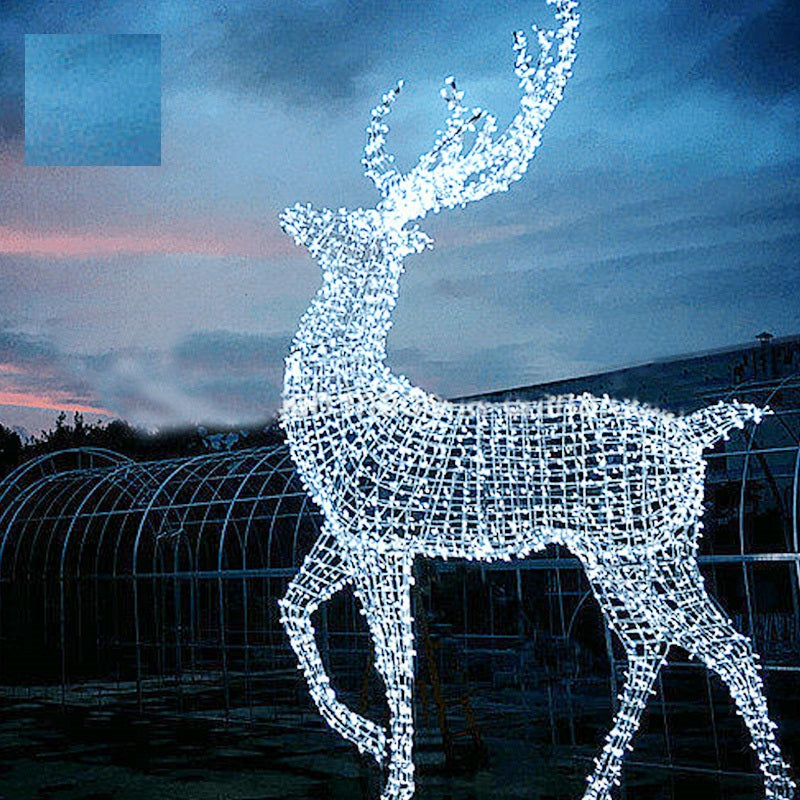 Giant Pre-Lit LED Reindeer - Cool White