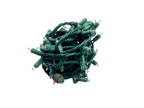 5MM LED Mini Lights, 4" spacing. with male and female plug