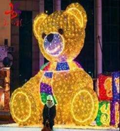 Giant LED Pre-Lit Teddy Bear